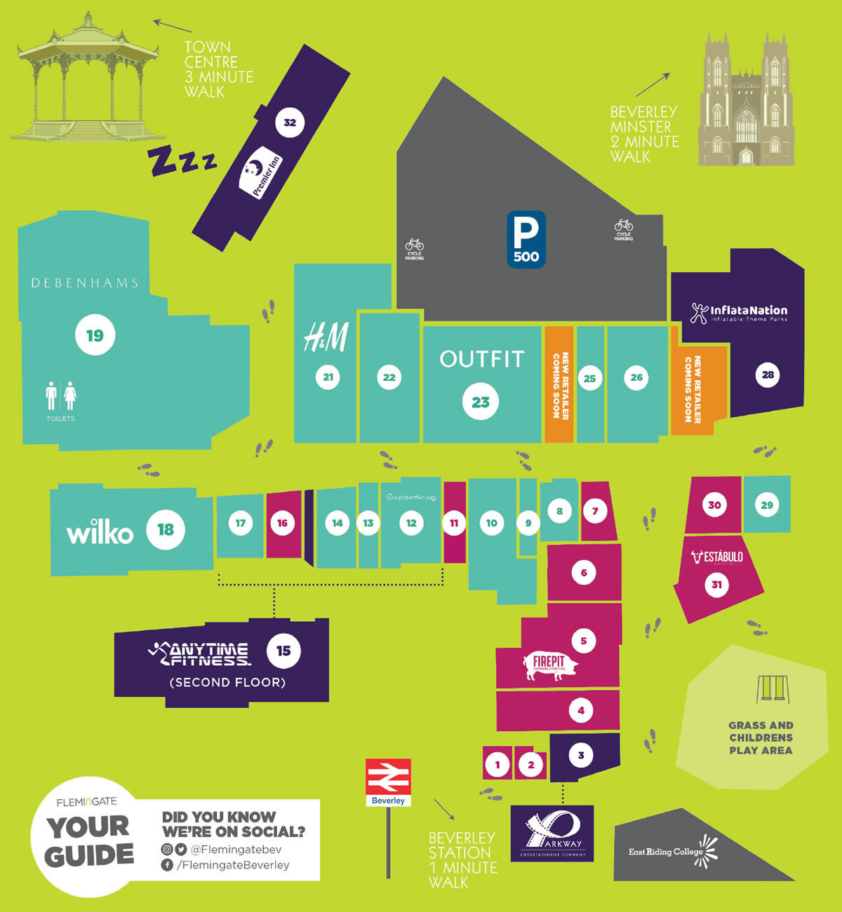 Getting Here Flemingate Shopping Centre