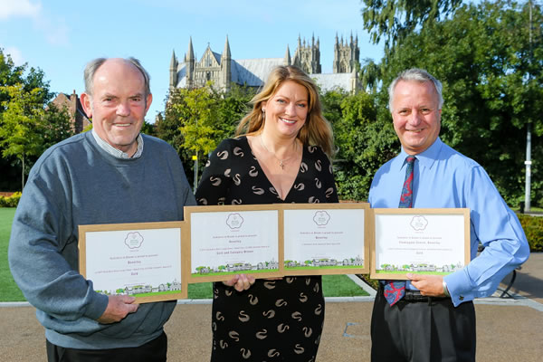 Flemingate and Beverley strike gold again in Yorkshire in Bloom awards