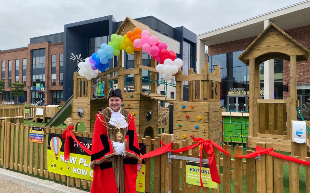 Flemingate new play area opened by Beverley Mayor