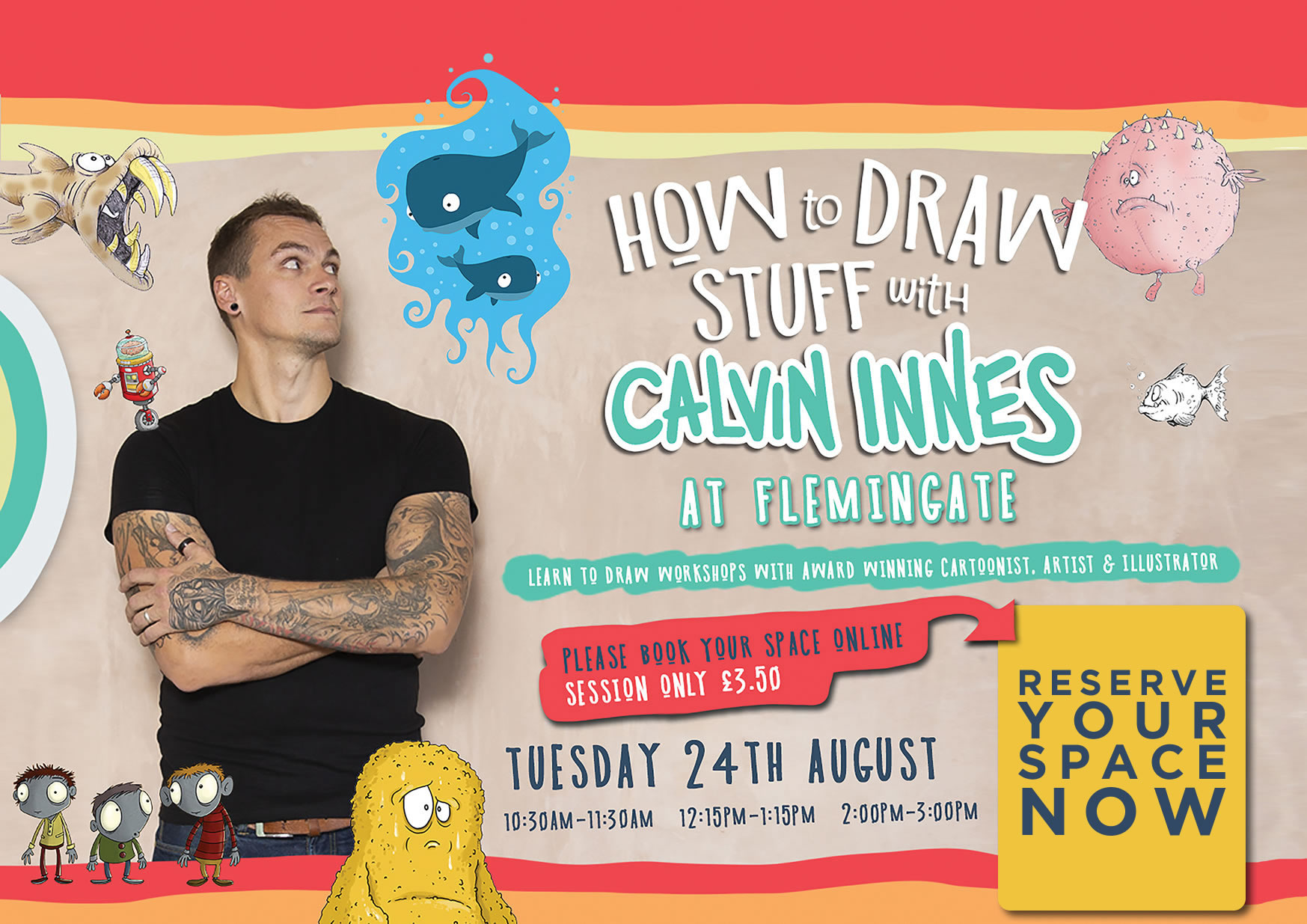 How to draw with Calvin Innes