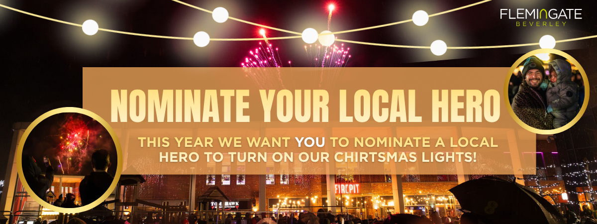 Nominate your local hero to turn on our flemingate christmas lights